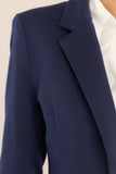 The World Is Yours Navy Blue Ponte Blazer