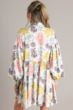 This Is Your Sign Ivory Floral Print Dress