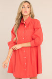 Game Changer Tomato Red Dress